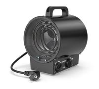 DAHTEC Chauffage Soufflant Industriel 2000 W Radiateur Électrique 230 V | Chauffage de Chantier avec Thermostat et Ventilation, Corps en Acier, Radiateur Électrique Soufflant - Atelier et Garage