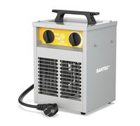 DAHTEC Industriel Chauffage électrique 2000W Renforcé - Carcasse Acier - Portatifs pour Chantiers - Chauffage Soufflant - Thermostat & Protection Surchauffe - Idéal Chantier/Garage/Serre Agricole