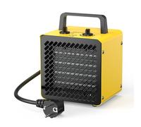 DAHTEC Radiateur électrique 2000W - Céramique - Chauffage Soufflant - Mini Chauffage d'appoint - Chauffe Rapide & Économie d'Énergie - Conception compacte pour bureau - Jaune