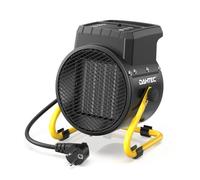 DAHTEC Radiateur Soufflant Céramique 3000W Atelier Garage | PTC céramique, 3 modes, thermostat numérique 5 à 55 degrés, inclinaison 40 degrés, protection surchauffe, sécurité enfant