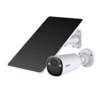 Dahua Apollo Bullet C1 4G Kit Caméra de Surveillance Intelligente 4 MP LTE / 4G à Piles avec AOV et Panneau Solaire Inclus (Blanc)