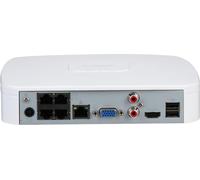 DAHUA Dahua Technology Co IP įrašymo įrenginys 4 kam., 4K 16MP, 1HDD, 80Mbps, 4PoE įėjimai, H.265/H.264, IVS