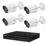 DAHUA Pack de vidéosurveillance CVI 4 caméras extérieures - sans HDD