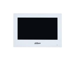 Dahua VTH2621GW-WP Moniteur IP Tactile 7", 1024x600, Wi-Fi, PoE, Intégration d'alarme, Boîtier en plastique blanc
