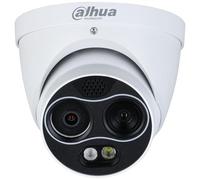 Dahua.WizSense caméra Thermique/visuelle avec IR. Mini Hybride Turret Objectif 7 mm. VOx uncooled Thermal Sensor. Camera visuelle. 4MP Objectif 8mm