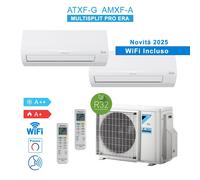 Daikin 2AMXF40A + ATXF35G + ATXF25G Climatiseur 2025 Dual Split 12000 + 9000 Btu