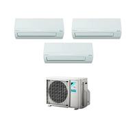Daikin Climatiseur Split d'essai 9000 + 9000 + 12000 Btu A++/A+ Gaz R32-2xATXF25G + ATXF35G + 3AMXF52A