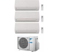Daikin Sensira - Climatiseur Trial Split 9000+9000+12000 BTU 5,2 kW Inverter R32 Wi-Fi intégré, nouveau modèle 2026, contrôlable via l’application Onecta de Daikin