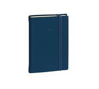 Quo Vadis Agenda Daily 24 Prestige ML Silk – Journalier 16x24 cm Bleu – janv–déc – avec élastique