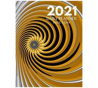 Daily Planner 2021 Page A Day: Daily Calendar Organizer Journal Diary , (Page-A-Day Calendar 2021) , Pretty Gifts For Women Girls Sisters