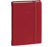 Quo Vadis - Agenda 2026 Daily Pocket Prestige - Journalier Silk 8,5x13 cm Rouge