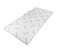 Dailydream Surmatelas 90x190 cm, Mousse à mémoire de Forme, 5 cm | Édition Aloe Vera, surmatelas avec housse douce au toucher, lavable, base antidérapante et sangles élastiques.