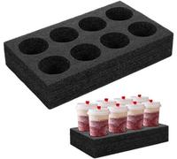 Dailygoods - Porte-gobelet - Durable - Distributeur de gobelets jetables - Capacité pour 8 gobelets - Distributeur de boissons - Robuste et stable - Distributeur de gobelets