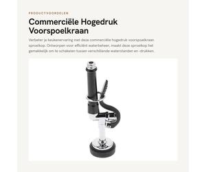 Dailygoods - Tête de pulvérisation avec système de distribution d'eau avancé - Tête de pulvérisation