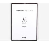 Dailylike Lot de 26 cartes postales alphabet 10 x 14,8 cm.