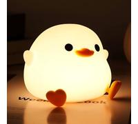 Daixinde Dodo Veilleuse en forme de canard, 50 heures, contrôle du robinet 2 luminosités, arrêt automatique de 20 minutes, veilleuse rechargeable pour chambre d'enfant, cadeau de fête des mères