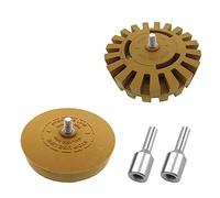 DAJASD 2 Gommes pour Film, Gomme Electrique, Roue de Gomme en Caoutchouc, Gomme Carrosserie pour Extracteur d'autocollants, ou voiture (100 mm + 88 mm)