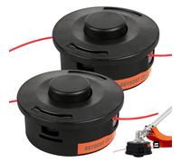 DAJASD Tête de Débroussailleuse Autocut 25-2, 2PCS Tête Faucheuse Universelle compatible avec Stihl FS55 FS56 FS70 FS80 FS90 FS100 FS110 FS130 FS240 FS250