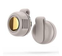 DAJASD Ventilateur portable à clip - 900 mAh - Sans pales - 3 vitesses - Ventilateur à main avec clip - Pour extérieur et bureau (blanc crème)