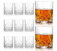 DAJAVE Nachtmann Noblesse Lot de 12 verres à whisky en cristal, 300 ml, 8,1 x 9,3 cm, réutilisables, passent au lave-vaisselle