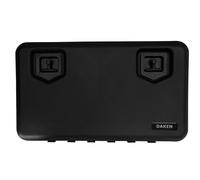 DAKEN ARKA Coffre à outils 134l boîte de rangement pour camion et poids lourds 858x522x500mm coffre de transport robuste et étanche avec serrures pour remorque LKW noir