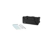 DAKEN BLACKIT Coffre à outils 23l boîte de rangement 550x250x295mm avec supports de montage coffre de transport étanche pour remorque voiture et utilitaire noir