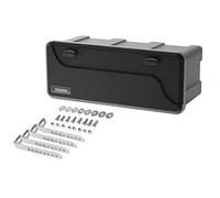 DAKEN BLACKIT Coffre à outils 50,6l boîte de rangement 750x300x355mm avec supports de montage coffre de transport robuste et étanche pour remorque et camion noir