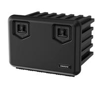DAKEN Coffre à outils ARKA 81205 pour remorque et camion 109L 685x500x500mm Boîte de rangement professionnelle étanche avec deux serrures et quatre clés Idéal pour bus et véhicules industriels