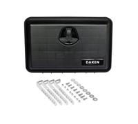 DAKEN Coffre à outils JUST 500x350x300mm 27L avec supports de montage boîte de rangement pour camion remorque utilitaire et poids lourd étanche et résistante aux chocs pour équipement professionnel