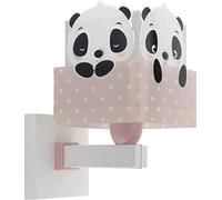Dalber Applique Murale Enfant Ours Panda Animaux Rose, 63169S, E27