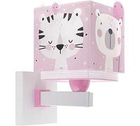 Dalber Lampe Applique Murale Enfant Baby Jungle Animaux Tigre Lion Ours Lapin Rose, 63119S, E27