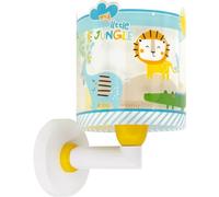 Dalber Lampe Applique Murale Enfant My Little Jungle Animaux vert Lion alligator girafe, 76119, E27