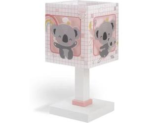 Dalber - Lampe De Chevet Enfant - Koala - Motif Koala, L 15 Cm, H 30 Cm, Rose Multicolore