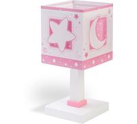 Dalber Lampe de chevet ou de table enfant Moonlight Rose Étoiles, 63231NS, G4 - LED 4 W - Ampoule incluse