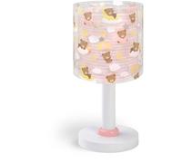 Dalber Lampe de chevet ou de table enfant veilleuse Baby Teddy Ours roses nuages, 41571S, G4 - LED 4 W - Ampoule incluse, Rose
