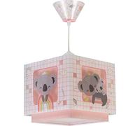 Dalber Lampe Suspension Enfant Koala Animaux Rose, lustre chambre enfant, 63262S, E27