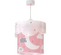 Dalber Lampe Suspension Enfant Moon Lune Étoiles Nuages Rose, 61232S, E27