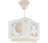 Dalber Lustre Chambre Enfant Moonlight lune et étoiles Beige, lampe suspension enfant, 63232B, E27