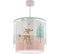 Dalber Lustre Chambre Lampe Suspension Plafonnier Pour Enfants, Loving Deer Cerf animaux, Rose, 61272M, E27