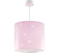 Dalber Lustre Chambre Lampe Suspension Plafonnier Pour Enfants, Sweat Dreams Pink, Cœurs Rose, 62012MS, E27