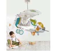 Dalber Lustre et lampe suspension enfant avion Petit Crocodile enfants