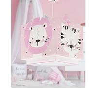 Dalber Lustre et lampe suspension enfant Baby Jungle animaux de la jungle rose enfants