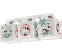 Dalber plafonnier enfant 3 lumières The Pirates Animaux Gris