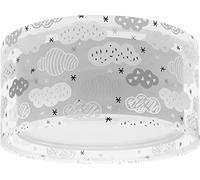 Dalber Plafonnier enfant Clouds Gris Nuages, Lustre chambre; Enfant, Lampe de Plafond, 41416E, E27