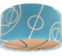 Dalber Plafonnier Enfant, Lampe de Plafond pour Chambre d’Enfant, Luminaire, Basket Pannier, 41746M, E27-2 x 15W