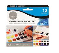 Daler Rowney - 134500000 - Kit De Loisirs Créatifs - Ensemble D'Aquarelle De Poche Simply