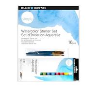 Daler Rowney - 134500005 - Kit De Loisirs Créatifs - Ensemble D'Initiation À L'Aquarelle Simply