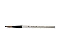 Daler Rowney - 212189018 - Kit De Loisirs Créatifs - Pinceau Rond Graduate en Poils De Poney/synthétiques pour Effet Badigeon - Taille 18, Naturel