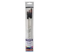 Daler Rowney - 212531001 - Kit De Loisirs Créatifs - Ensemble De 3 Pinceaux Synthétiques Graduate
