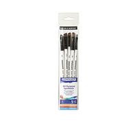 Daler Rowney - 212550008 - Kit De Loisirs Créatifs - Ensemble De 5 Pinceaux Graduate pour Plats & Nuances